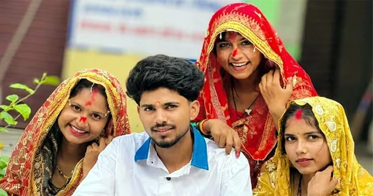 এক যুবকের সঙ্গে তিন বোনের বিয়ে: সোশ্যাল মিডিয়ায় তোলপাড়, আসল ঘটনা কী