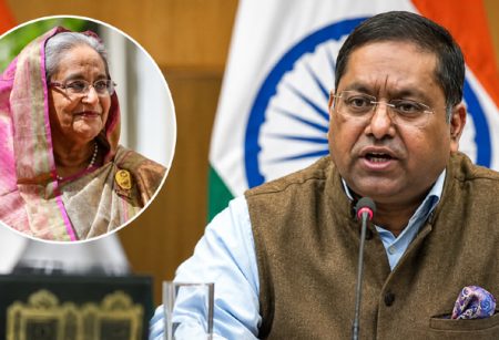 শেখ হাসিনাকে প্রত্যর্পণের অনুরোধ পরীক্ষা করে দেখছে ভারত : জয়সওয়াল