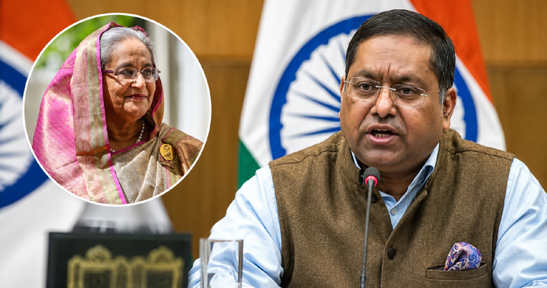 শেখ হাসিনাকে প্রত্যর্পণের অনুরোধ পরীক্ষা করে দেখছে ভারত : জয়সওয়াল