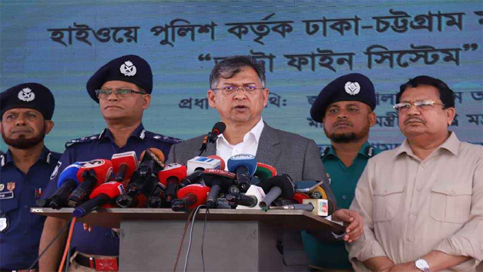 মহাসড়কে ট্রাফিক আইন লঙ্ঘন করলেই অটো ফাইন