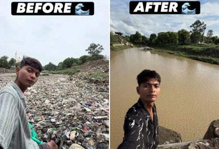 একা হাতে মৃতপ্রায় নদী বাঁচিয়ে বিদেশি চাকরির প্রস্তাব পেলেন তরুণ