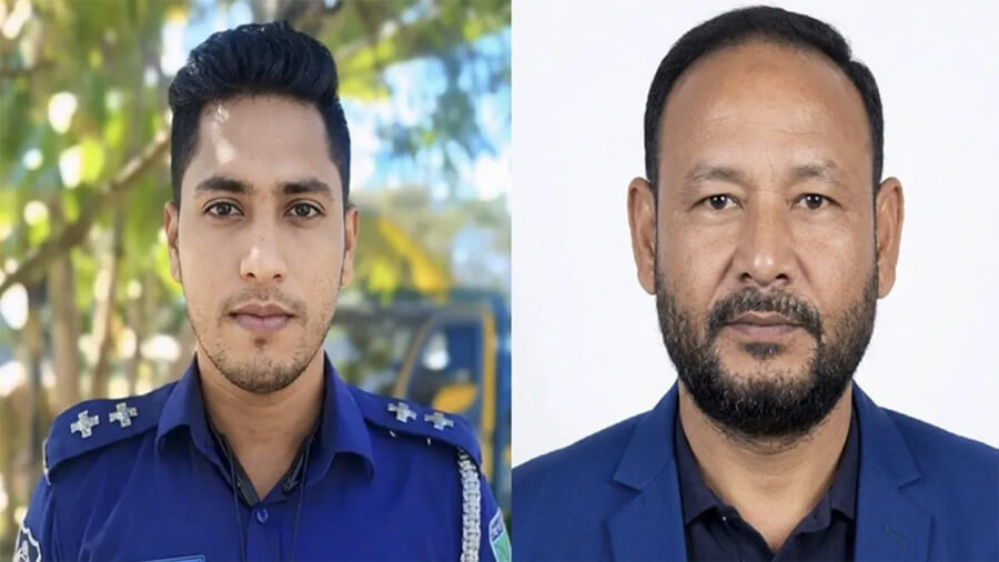 কালীগঞ্জে কাভার্ডভ্যানের চাপায় এসআই ও বিএনপি নেতা নিহত, আহত ২